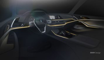 New BMW X5 Interior Design Sketch Render