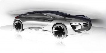 Opel Monza Concept - Design Sketch