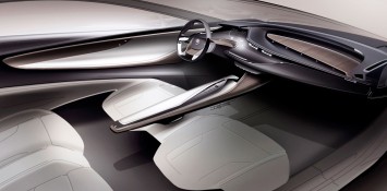 Opel Monza Concept - Interior Design Sketch