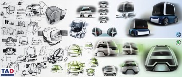 Skoda and Volkswagen Concepts - Design Sketches