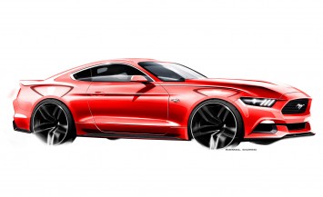 2015 Ford Mustang - Final Design Sketch