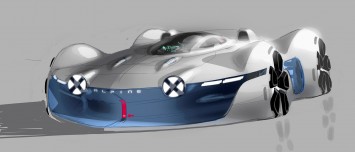 Alpine Vision Gran Turismo Concept Design Sketch by Yann Jarsalle