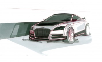 Audi TT ultra quattro concept - Design Sketch