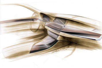 BMW 5 Series - Interior Design Sketch