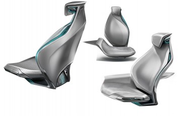 Buick Riviera Concept - Interior Design Sketch - Seat