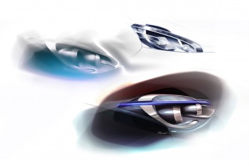 Peugeot 208 - Headlight Design Sketches