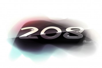 Peugeot 208 - Logo Design Sketch
