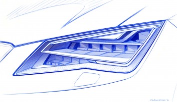 SEAT Leon ST - Headlight Design Sketch
