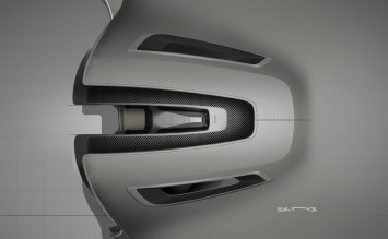 Volvo Concept Coupe Interior detail design sketch