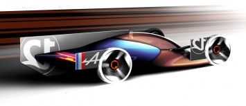 Alpine Vision Gran Turismo Concept Design Sketch by Joe Reeve