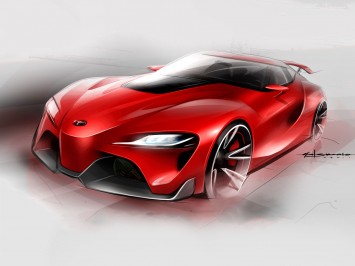 Toyota FT-1 Concept - Design Sketch