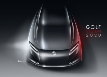 Volkswagen Golf Vision 2020 Concept - Design sketch