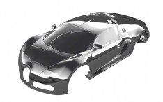 Bugatti Veyron 3D model Reflections
