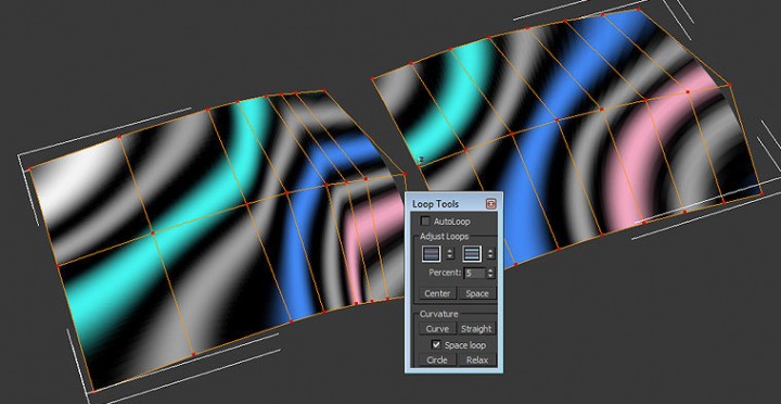 Mesh surface quality of reflections - Edge spacing
