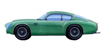 1960 Aston Martin DB4 GT Zagato - Design Sketch