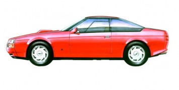 1986 Aston Martin V8 Vantage Zagato - Design Sketch