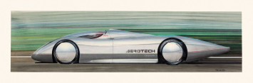 1987 Oldsmobile Aerotech Concept Design Sketch
