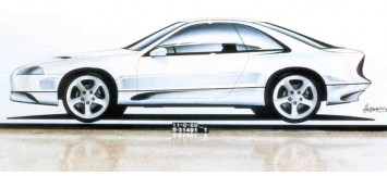 1990 Ford Mustang Jenner Concept - Design Sketch