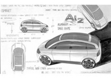 1997 Audi Al 2 Design Sketches