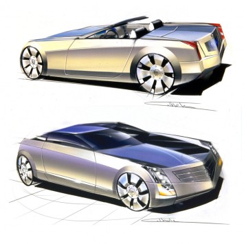 1999 Cadillac Evoq Concept Design Sketches