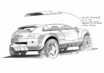2000 Audi Steppenwolf Design Sketch