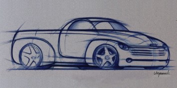 2000 Chevrolet SSR - Design Sketch