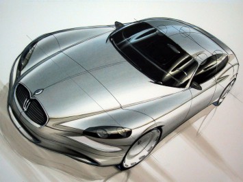 2004 Maserati Quattroporte   Design Sketch