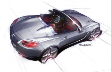 2006 Opel GT Design sketch