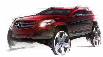 2008 Mercedes-Benz GLK Design Sketch