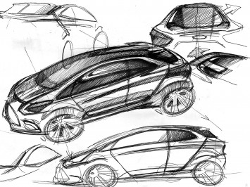 2009 Ford Iosis Max Concept - Design Sketches