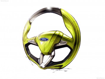 2009 Ford iosis MAX Concept Steering Wheel Design Sketch