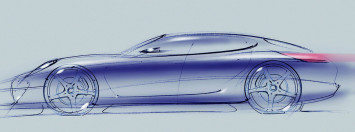 2009 Porsche Panamera - Design Sketch