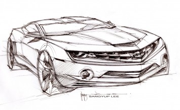 2010 Camaro - Design Sketch by SangYup Lee