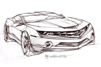 2010 Camaro design sketch