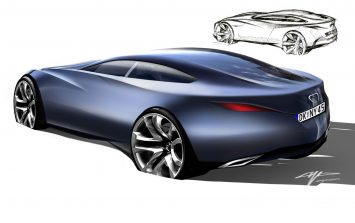 2010 Mazda Shinari Concept Design Sketch