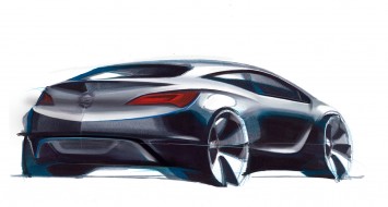 2011 Astra GTC Design Sketch