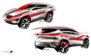 2011 Mazda Minagi Concept Design Sketches