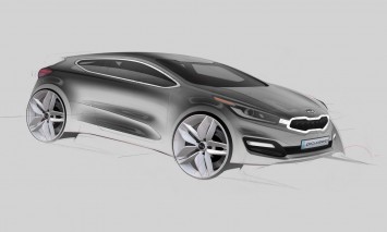 2012 Kia pro cee'd - Design Sketch