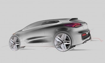 2012 Kia pro cee'd - Design Sketch