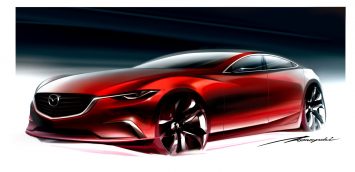 2012 Mazda Takeri Concept Design Sketch
