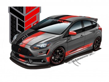 2013 Ford Focus ST by Tanner Foust Racing - Design Sketch
