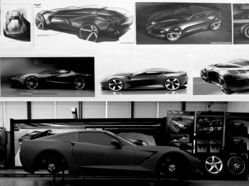 2014 Corvette Stingray - Design Sketches