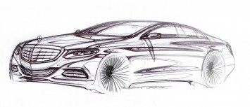 2014 Mercedes-Benz S-Class - Design Sketch