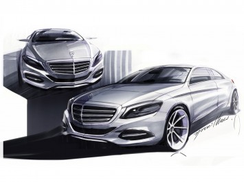 2014 Mercedes-Benz S-Class - Design Sketches