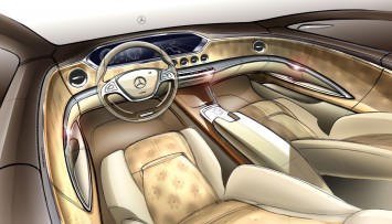 2014 Mercedes-Benz S-Class - Interior Design Sketch