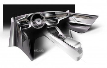 2016 BMW X1 - Interior Design Sketch