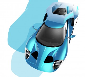 2016 Ford GT - Exterior Design Sketch