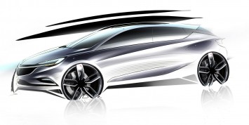 2016 Opel Astra - Design Sketch