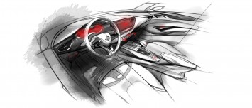 2016 Opel Astra - Interior Design Sketch