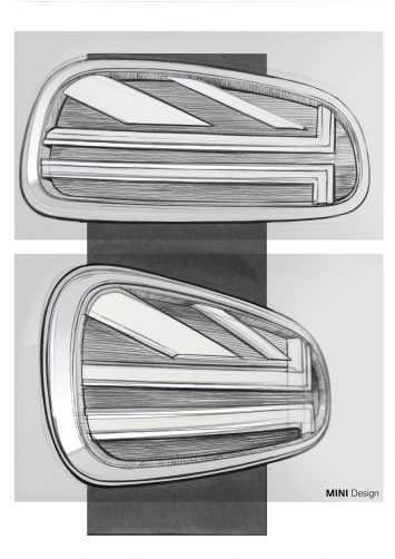 2019 MINI Clubman Tail Light Design Sketch